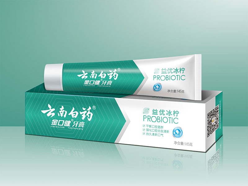 金口健益優(yōu)冰檸牙膏